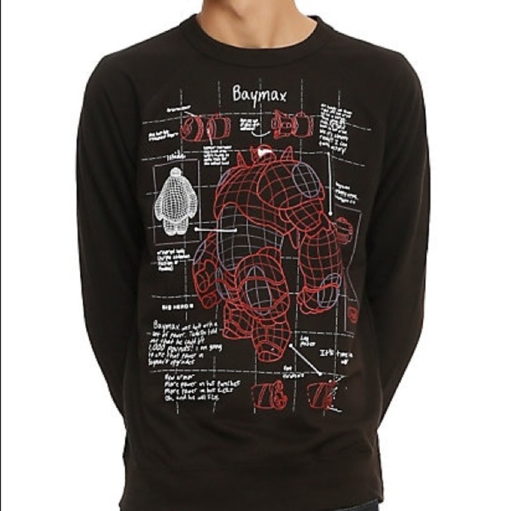 Disney Big Hero 6 Baymax Crewneck